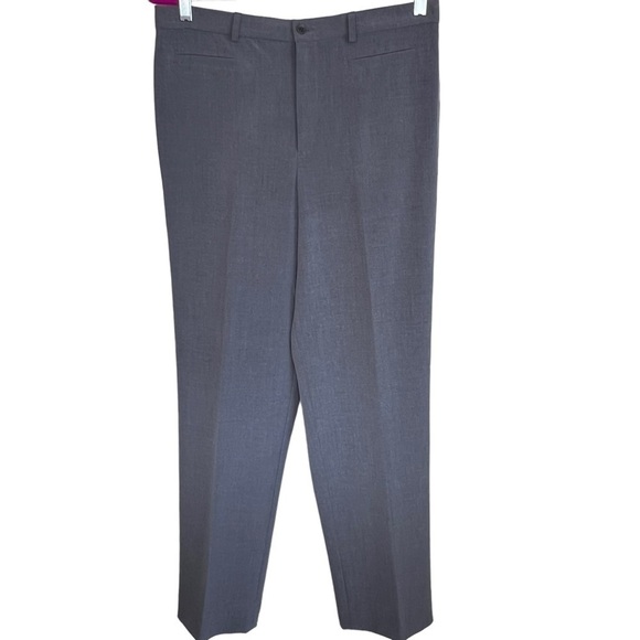 Amanda Smith Lined Dress Slacks Trousers Size 8 Gray High Waist Straight Leg NWT - Picture 11 of 11